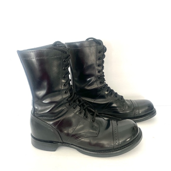 Men’s Corcoran 10” Original Jump Boot Black Leather Size 11.5D - Picture 2 of 9